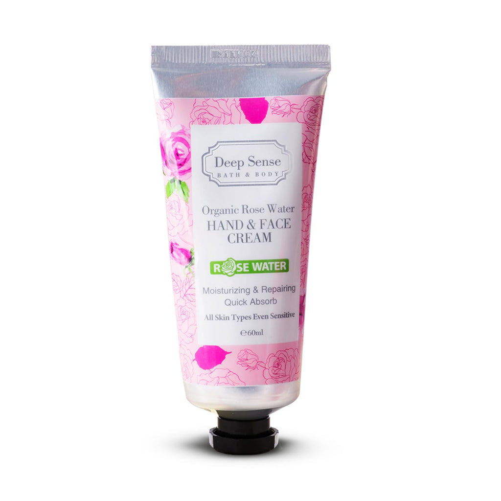 Organic Rose Water Hand & Face Moisturizing Cream 60 ML