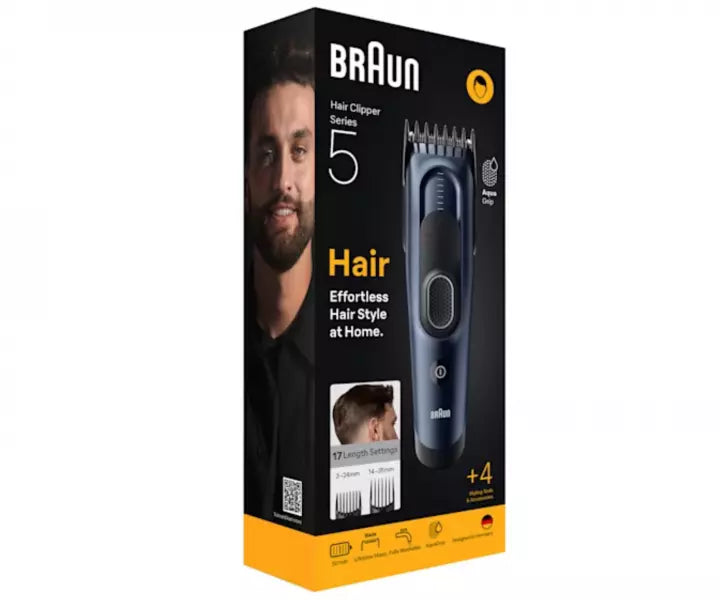 Braun Hair Clipper Series 5 HC5550 BlkDpBlu  BOX EURO