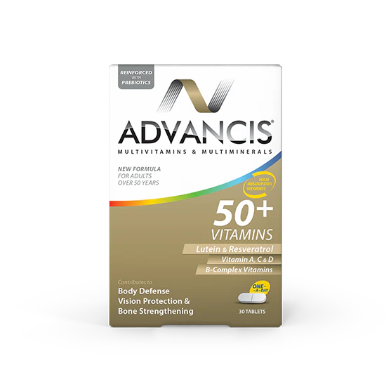 Essential Vitamins 50+ 30Tbas