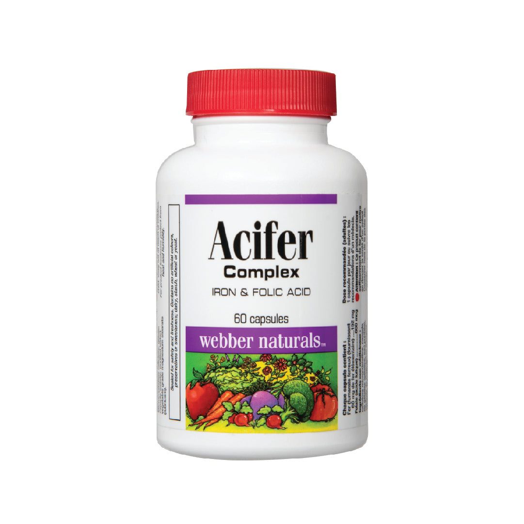 Complexe De Acifier Iron & Folic Acid 60 Capsules