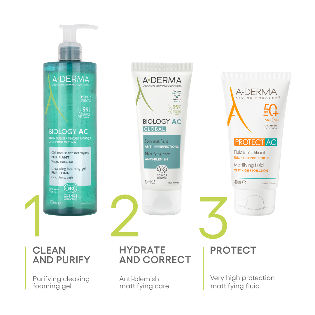 A-Derma Biology AC Purifying cleansing foaming gel