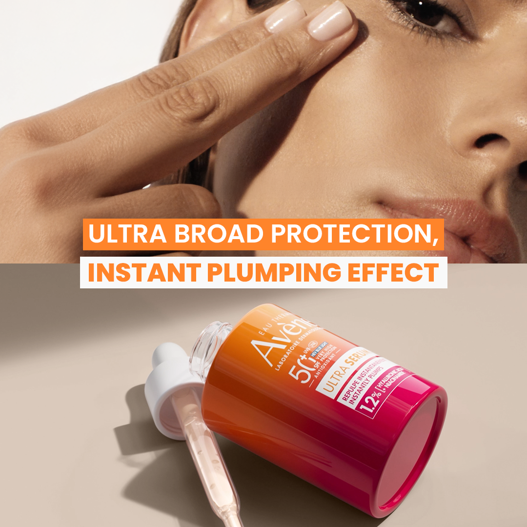 Avène Ultra Serum SPF 50+ Sunscreen 30ML | Ultra Light Hydrating Hyaluronic Acid Serum