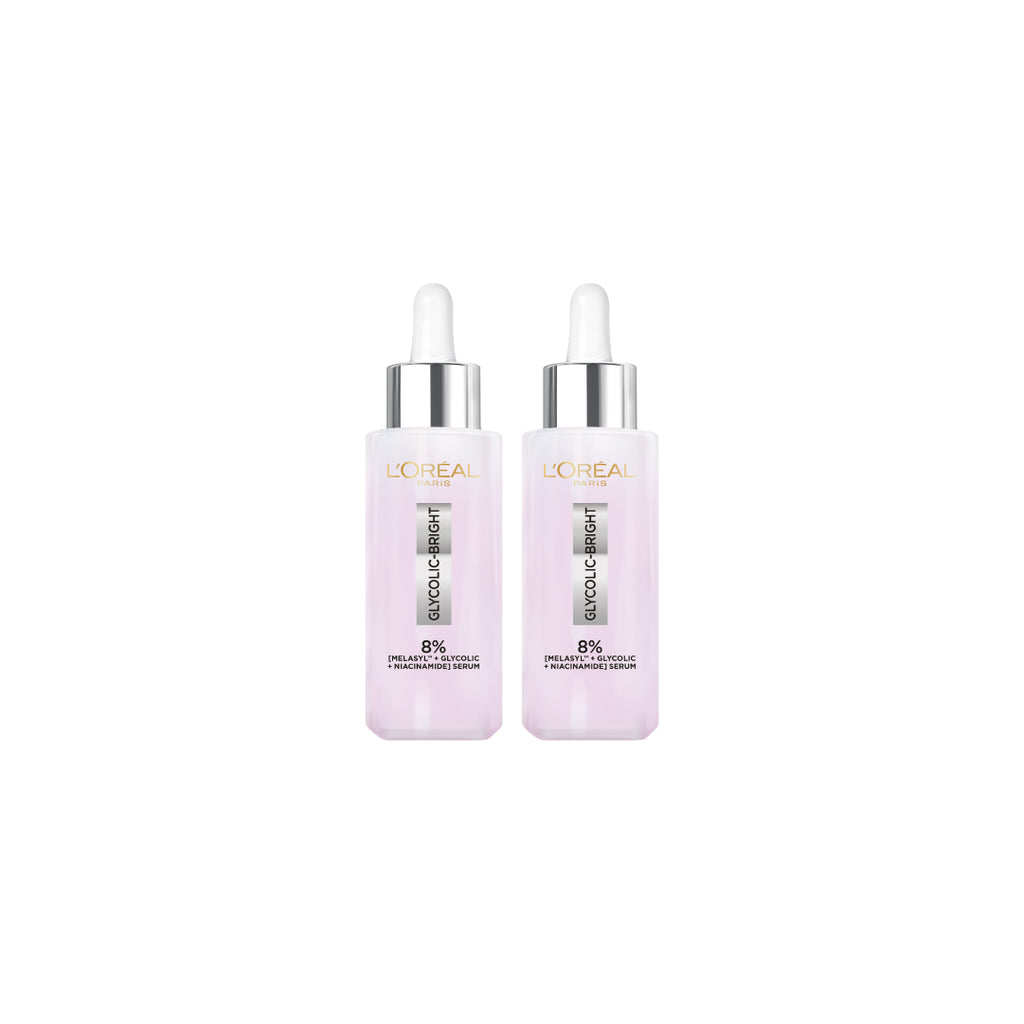20% OFF 2x Glycolic Bright Instant Glowing Face Serum 30ml