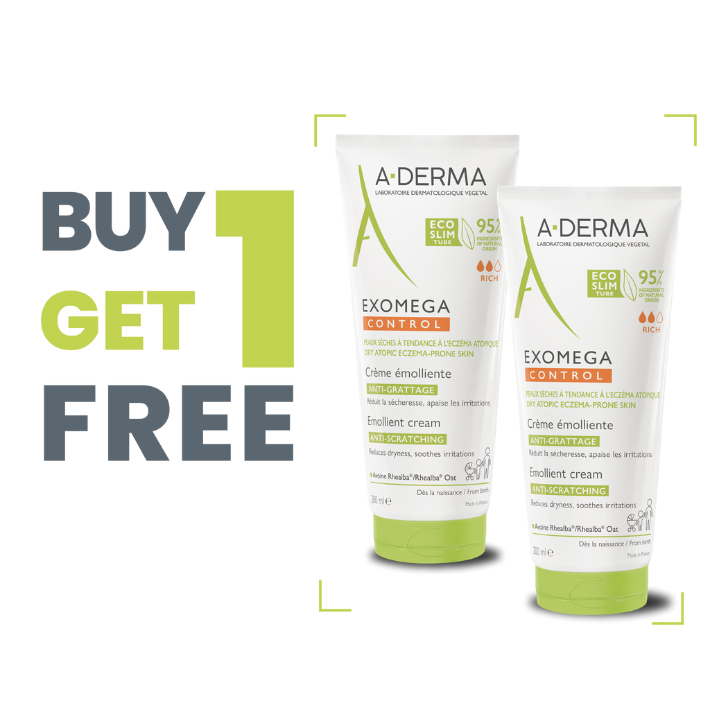 Buy 1 Exomega Control Emollient Cream 200ML Get 1 for FREE