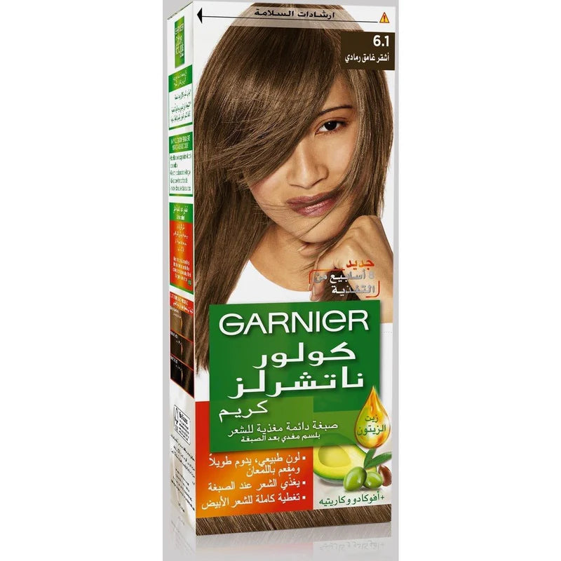 Garnier Color Naturals Nourishing Permanent Hair Color, Natural Long-Lasting Shiny Color