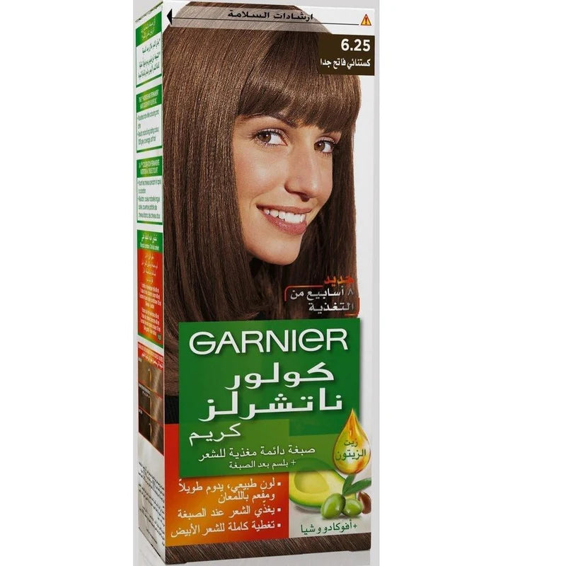 Garnier Color Naturals Nourishing Permanent Hair Color, Natural Long-Lasting Shiny Color