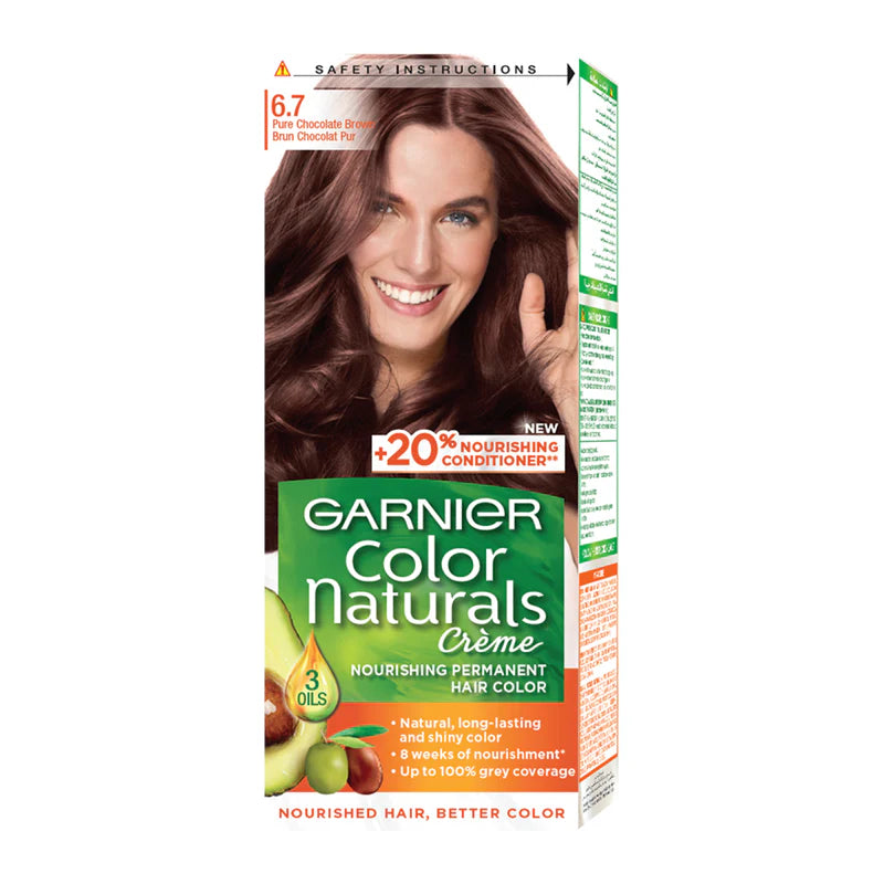 Garnier Color Naturals Nourishing Permanent Hair Color, Natural Long-Lasting Shiny Color