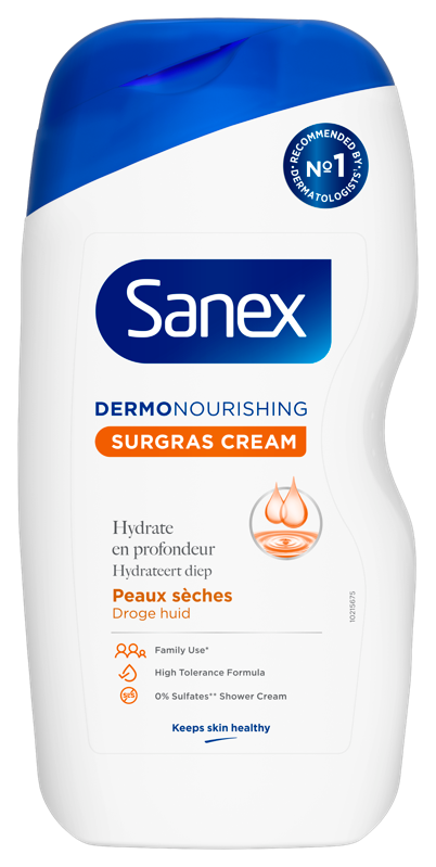 Sanex Shower Gel 400ML Surgras Nourrissant