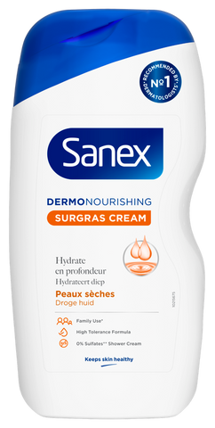 Sanex Shower Gel 400ML Surgras Nourrissant