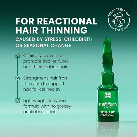 Triphasic Reactional Sudden Hair Loss Treatment 12 amp x 5ML