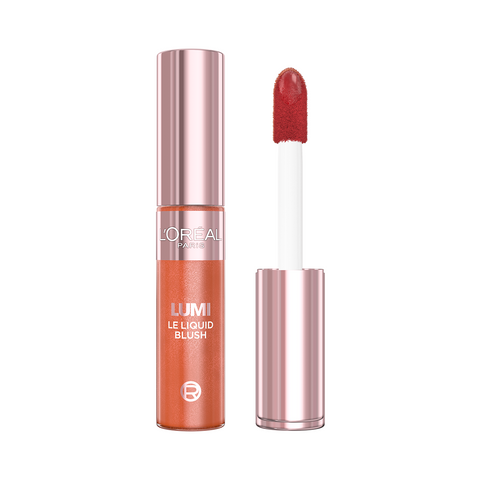 L’Oréal Paris Lumi Le Liquid Blush with a Glowy Radiant Natural Blush Finish, Weightless and Buildable, 11ml