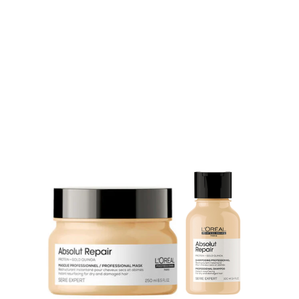 Absolut Repair Mask and Travel Size Shampoo Copack