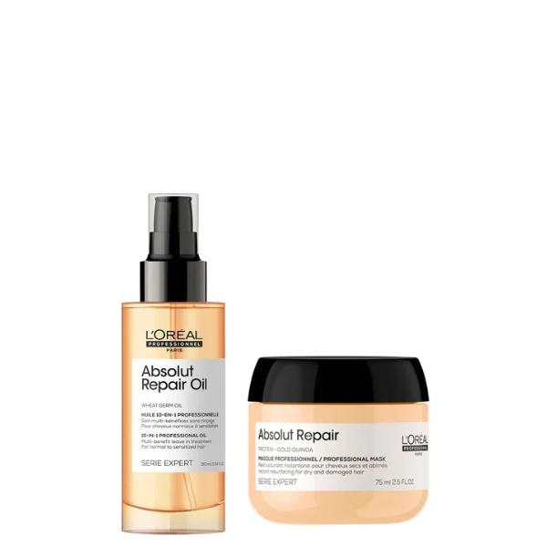 Absolut Repair Oil and Travel Size Mask Copack