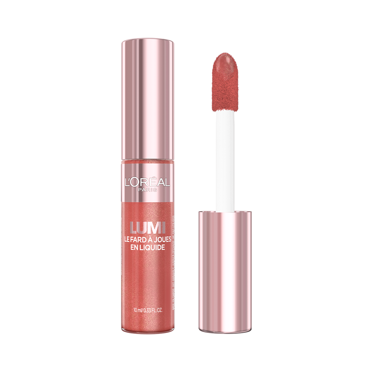 L’Oréal Paris Lumi Le Liquid Blush with a Glowy Radiant Natural Blush Finish, Weightless and Buildable, 11ml