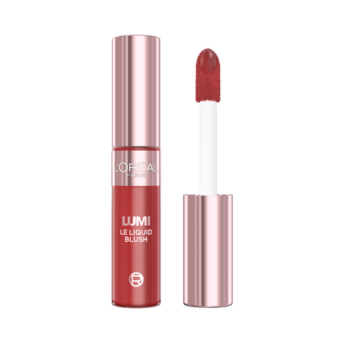 L’Oréal Paris Lumi Le Liquid Blush with a Glowy Radiant Natural Blush Finish, Weightless and Buildable, 11ml