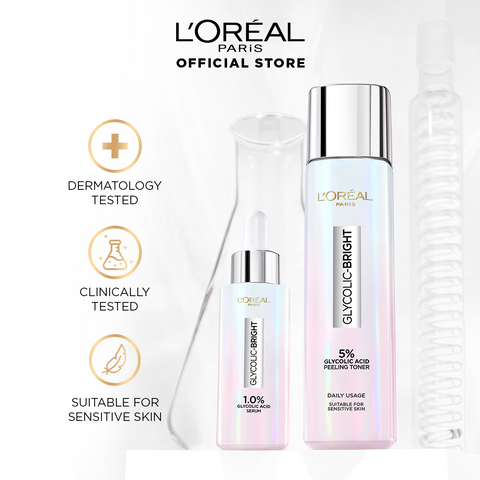 L’Oréal Paris 5% Glycolic Acid Peeling Toner for Instant Glowing Skin