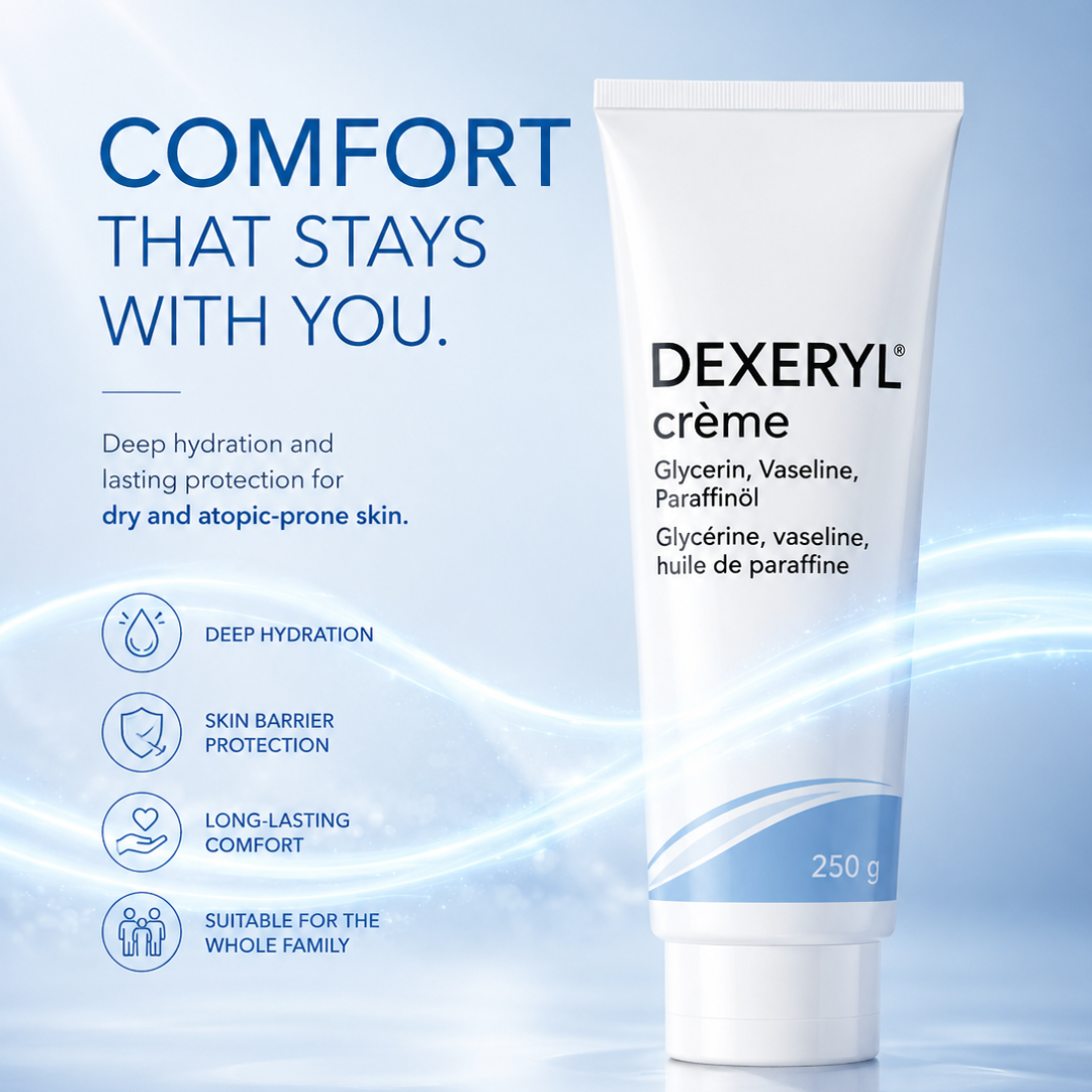 Dexeryl emollient cream for dry to atopic skin 250g