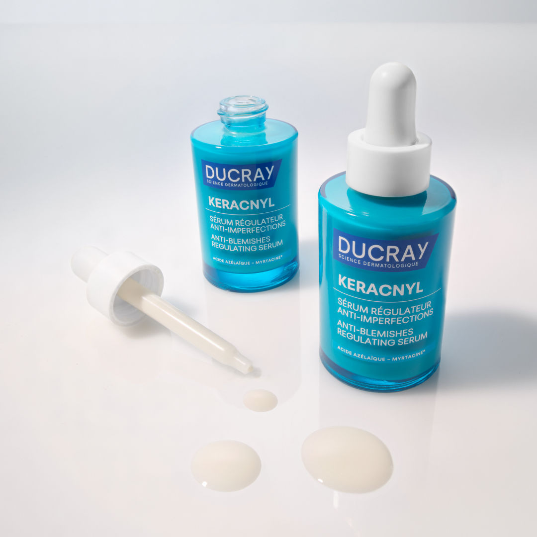 Ducray Keracnyl Anti-blemishes regulating serum 30ml for period acne flareups