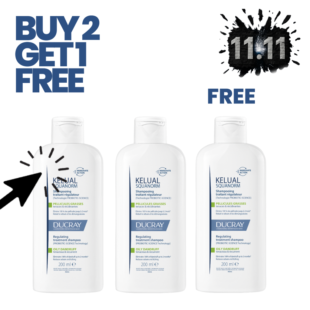 Buy 2 Squanorm Anti-Dandruff Shampoo - Oily Scalp & 1 for free