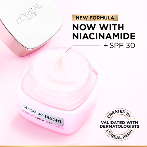 L'Oréal Paris Glycolic Bright Glowing Day Cream 50ml SPF17