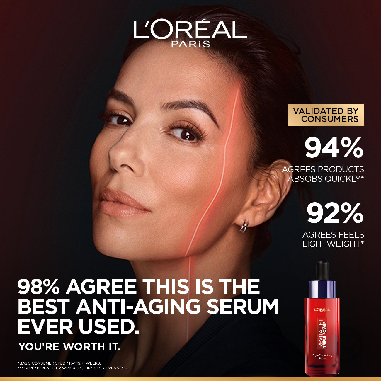 L’Oréal Paris Revitalift Triple Power Serum 30 ML