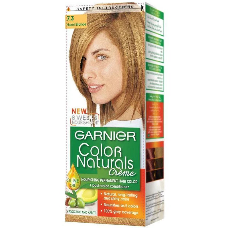 Garnier Color Naturals Nourishing Permanent Hair Color, Natural Long-Lasting Shiny Color