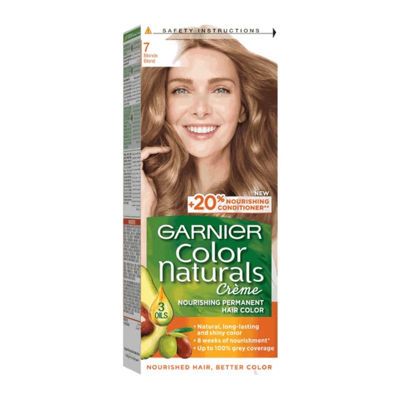 Garnier Color Naturals Nourishing Permanent Hair Color, Natural Long-Lasting Shiny Color