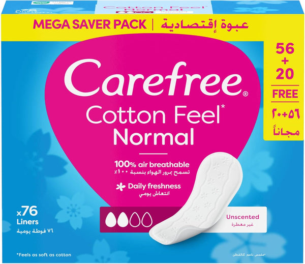 Carefree Normal Cotton Megapack (56+20)'s
