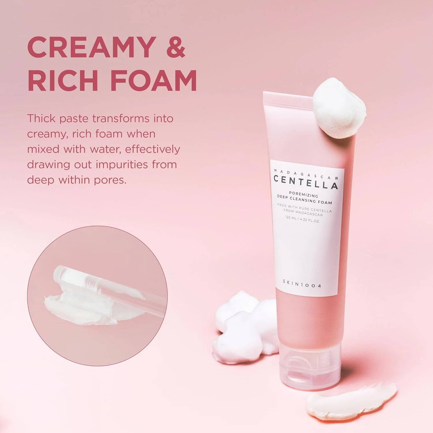 CENTELLA POREMIZING DEEP CLEANSING FOAM 125ML