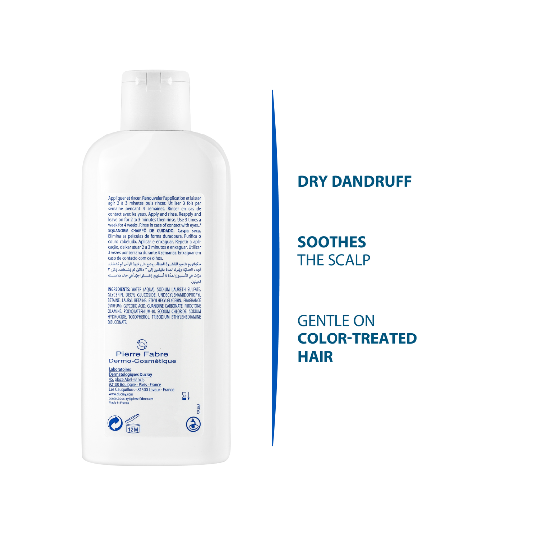 Ducray Kelual squanorm anti-dandruff treatment shampoo - Dry dandruff