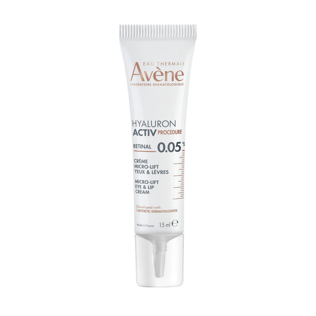 Avène Hyaluron Activ Micro-Lift Eye & Lip Cream l 0.05% Retinal 3x more active than retinol