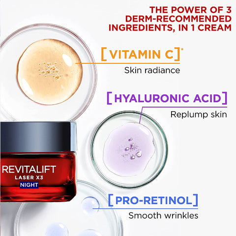 Revitalift Laser X3 Night Cream 50ml