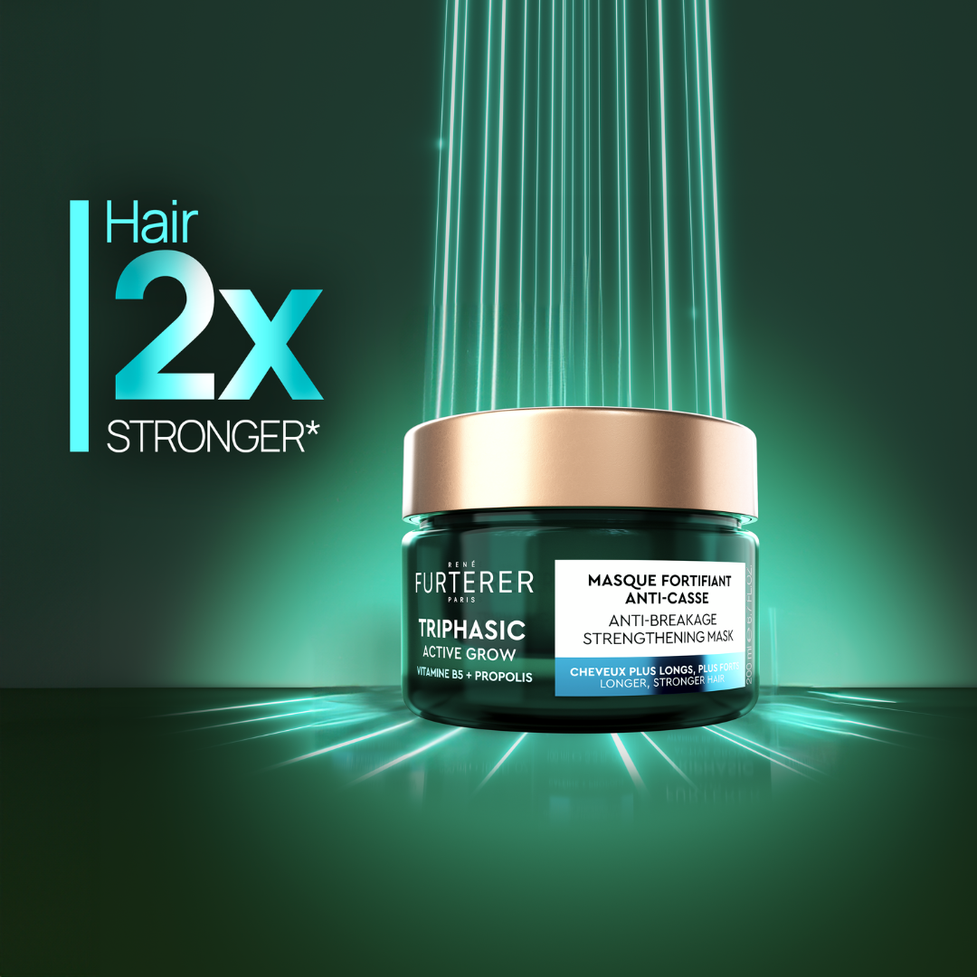 Rene Furterer Triphasic active grow Strengthening anti-breakage mask for damaged hair 200ml - Accelerates hair growth