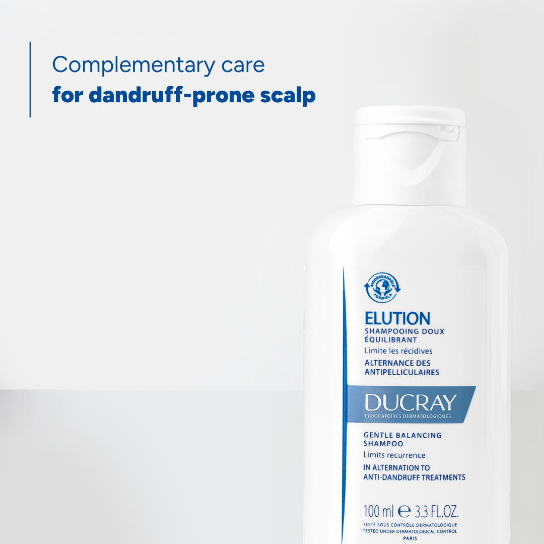 Buy Ducray Kelual Squanorm anti-dandruff treatment shampoo 200ml & get a FREE 100ml Elution Rebalancing Anti-dandruff shampoo