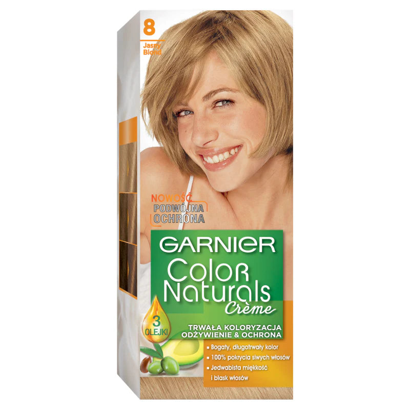 Garnier Color Naturals Nourishing Permanent Hair Color, Natural Long-Lasting Shiny Color