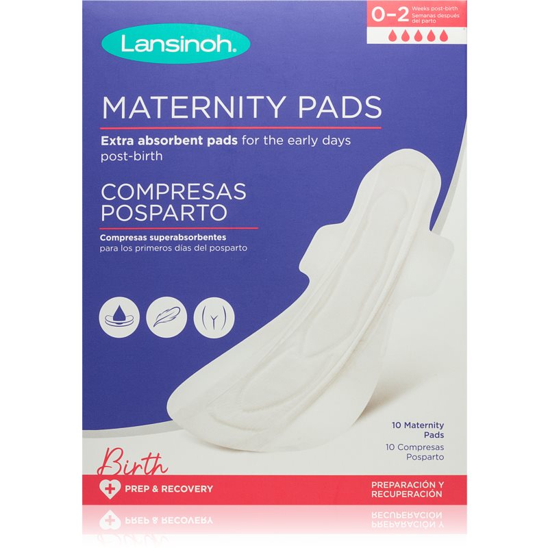 LANSINOH MATERNITY PADS 0-2 X 10