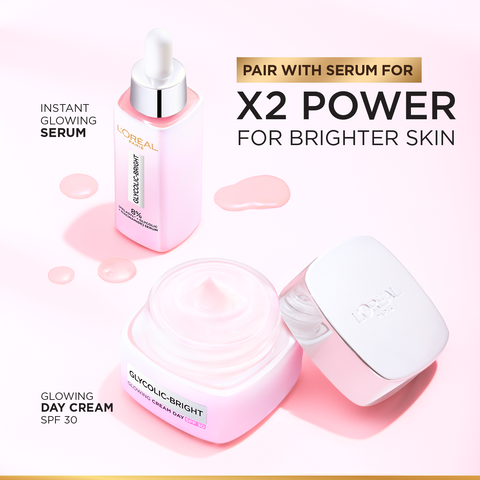 L'Oréal Paris Glycolic Bright Glowing Day Cream 50ml SPF17