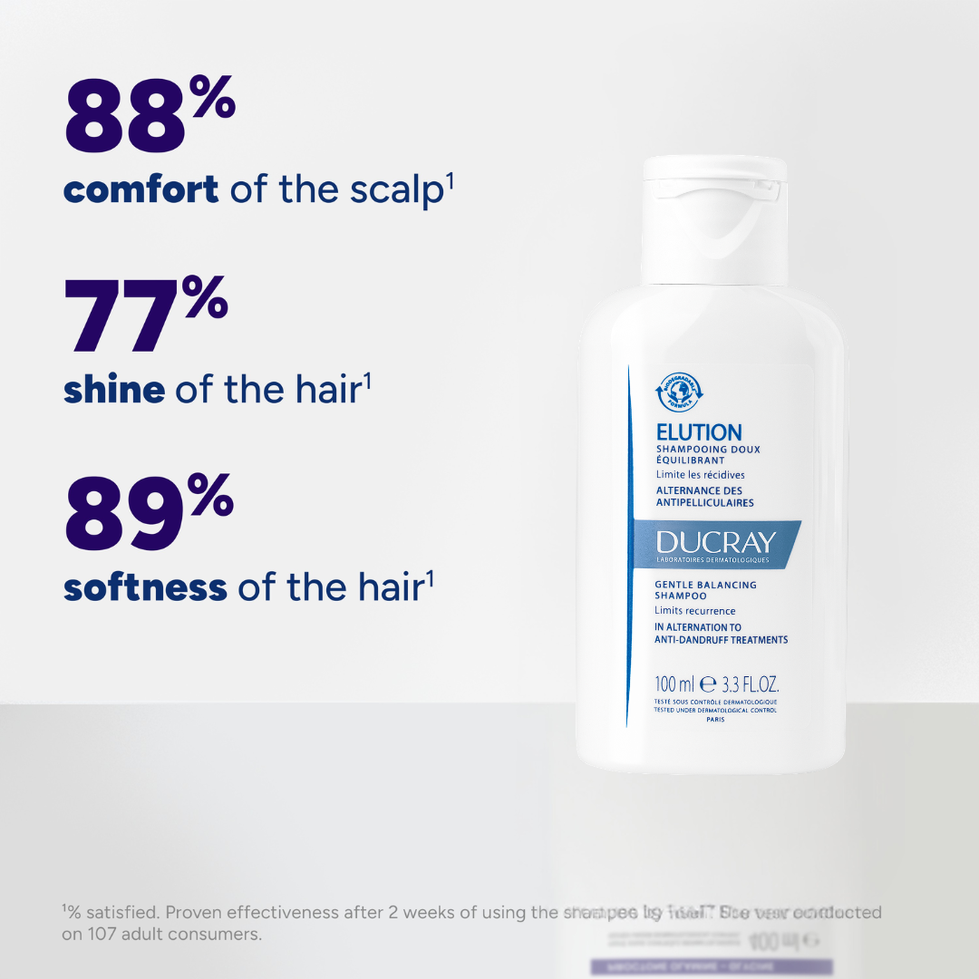 Buy Ducray Kelual Squanorm anti-dandruff treatment shampoo 200ml & get a FREE 100ml Elution Rebalancing Anti-dandruff shampoo