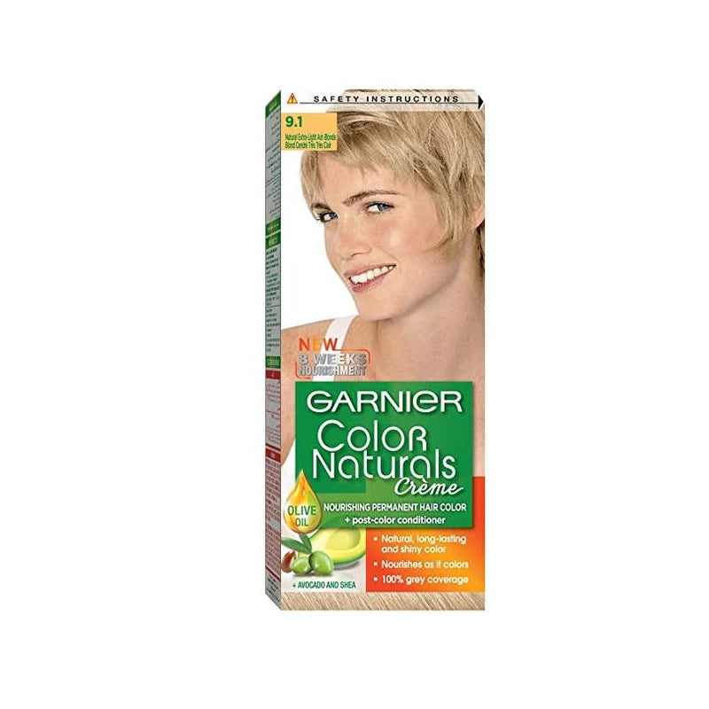 Garnier Color Naturals Nourishing Permanent Hair Color, Natural Long-Lasting Shiny Color
