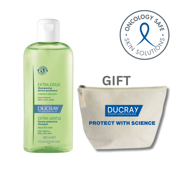 DUCRAY EXTRA DOUX SHAMPOOING 400ML BOTTLE Get pouch