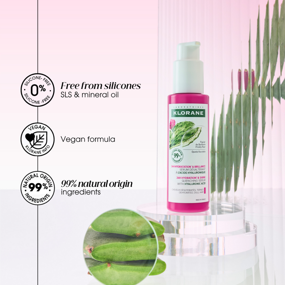 Klorane Thirst-quenching serum with prickly pear & hyaluronic acid