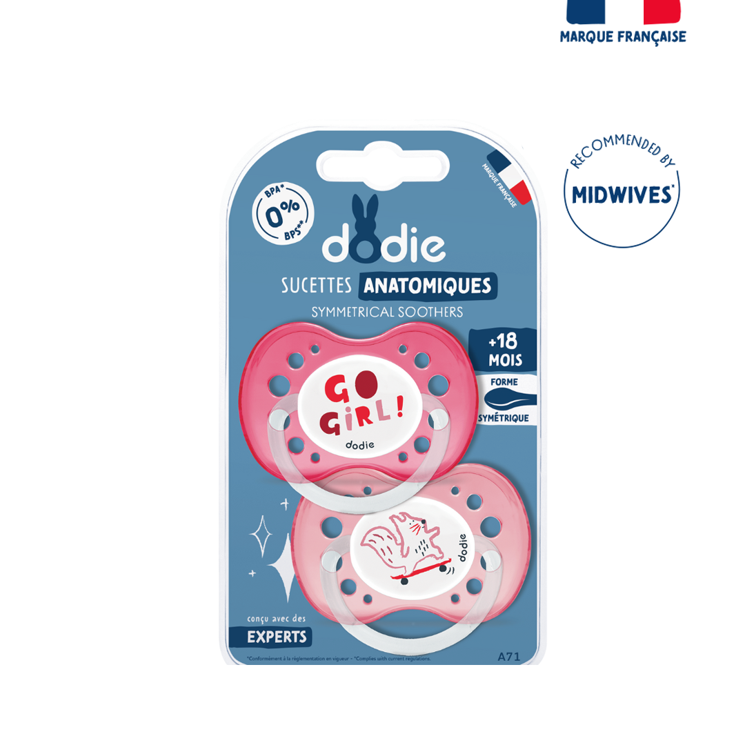 Soother +18 Months Duo Funny Animals Girl A71