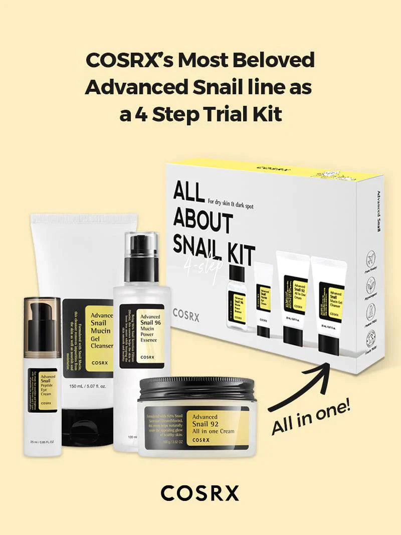 ALL ABOUT SNAIL KIT 4-step-COSRX-HBYTALA