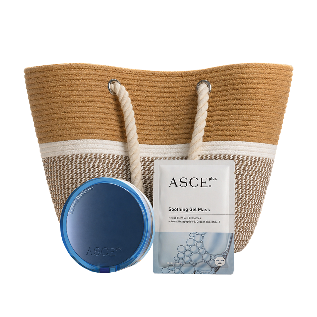ASCE Buy Sunshine Cushion Pro + Soothing Gel Mask Get Complimentary Beach Bag