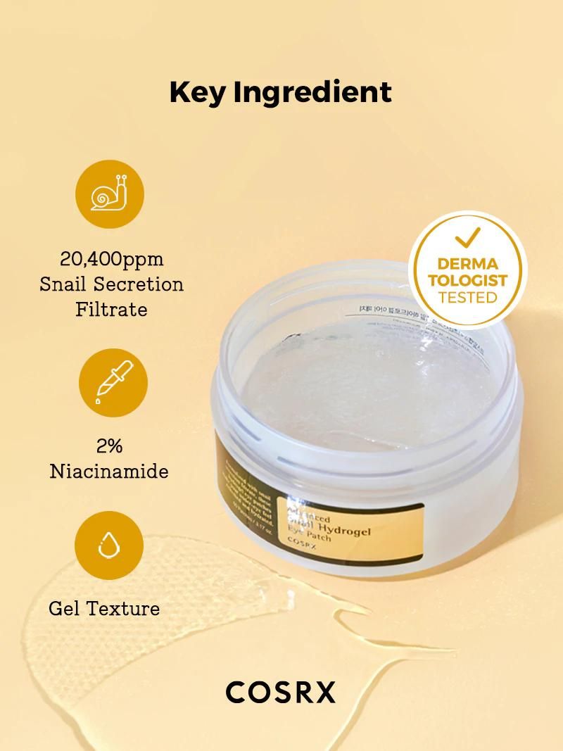 Advanced Snail Hydrogel Eye Patch-COSRX-HBYTALA