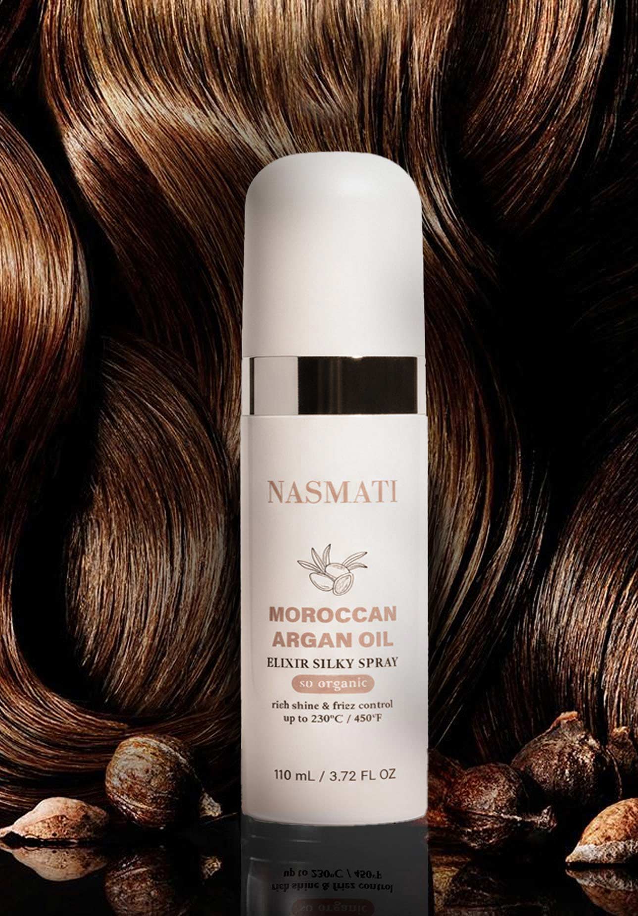 Nasmati™ Moroccan Argan Oil Heat Protectant Spray