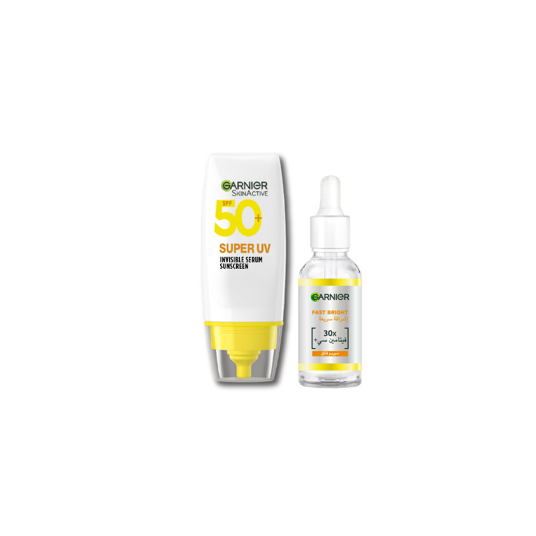 20% OFF Fast Bright Vit C Serum + Super UV Sunscreen