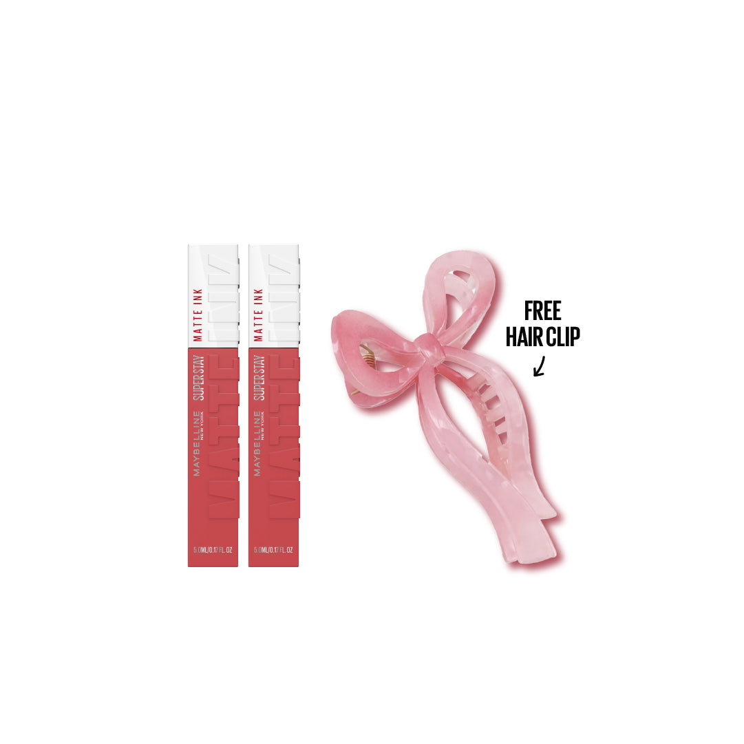 15 % OFF 2X Matte ink Get Pink Hair Clip