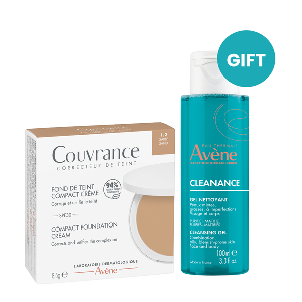 Buy Avène Couvrance Compact Foundation Cream Matte Finish Honey  Get Cleanance GEL 100ML Flawless Matte Finish