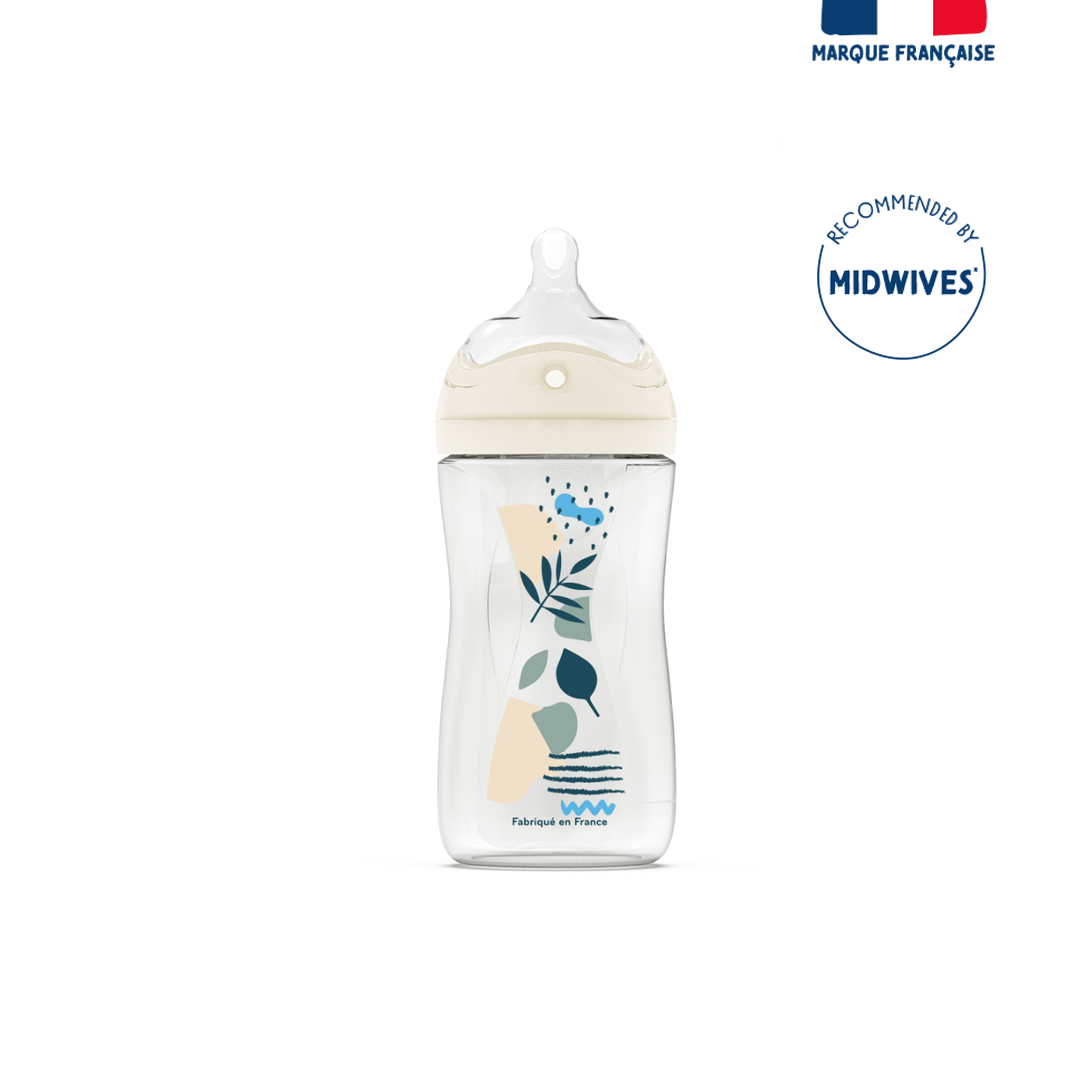 Bottles Anti-colic Teat & Ring - 0+ month - biomimicry teat slow flow 2